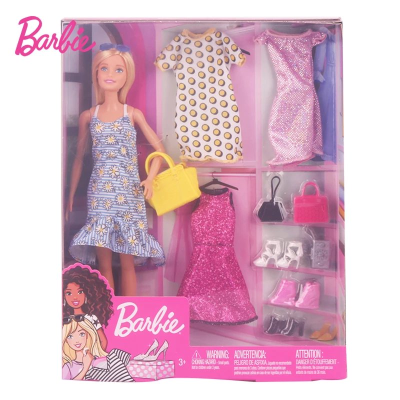Оригинальная кукла Барби принцесса ассортимент модница девочка bonecas большая подарочная коробка набор для вечеринок GDJ40 дизайн изменение девочки домашняя игрушка подарок - Цвет: GDJ40