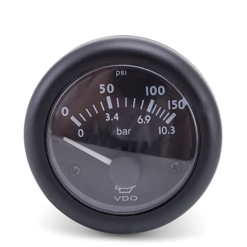 Cummins oil pressure gauge 0-10bar special accessories for diesel generator /VDO standard oil detection instrument