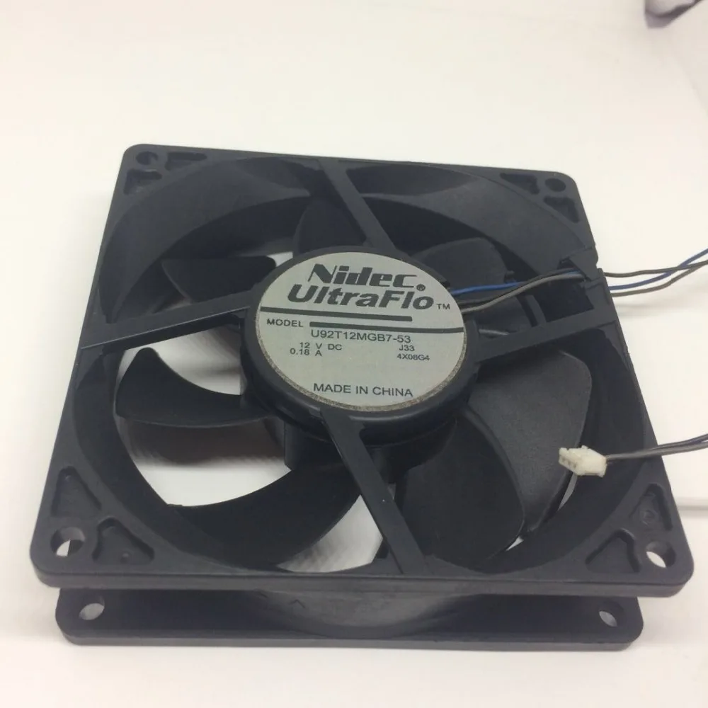 NIDEC 9 см U92T12MGB7-53 9225 12V 0.18A 3 провода Вентилятор охлаждения же KDE1209PTV3