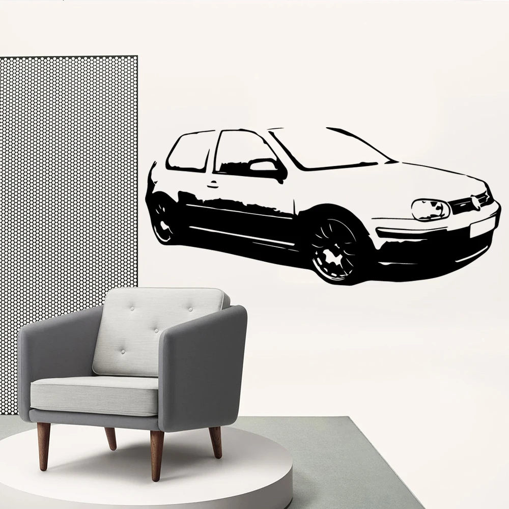 New car Wall Stickers Decorative Sticker Home Decor For Kids Room Living Nordic Style Decoration adesivo de parede | Дом и сад