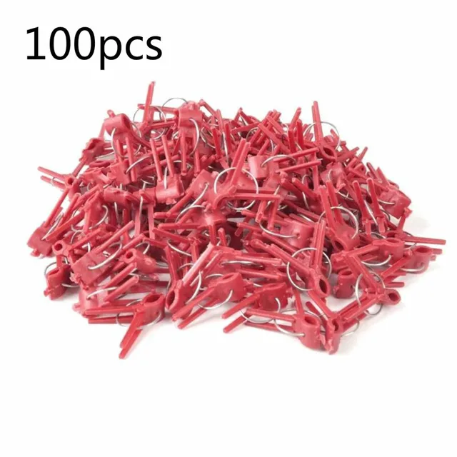 100Db Kerti Zöldség Virág Paradicsom Szőlőbokrok Tartós Műanyag Oltó Klipek - Image 3