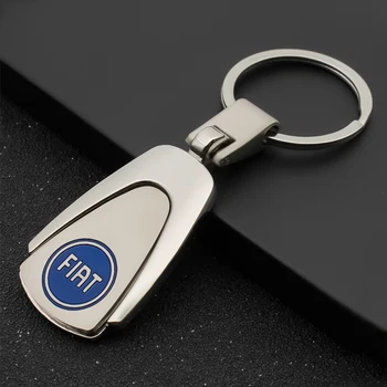 

3D Metal Car Keychain Key Chain Key Rings Logo Auto Accessories For Fiat 500 500x ducato tipo panda bravo doblo stilo freemont