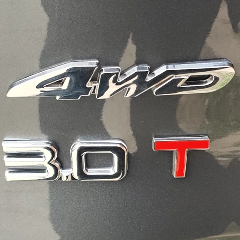 thumbnail image 2 of Metal 3D V8 Engine Displacement Trunk Rear Car Badge Decal Emblem Sticker Auto S 2 of 12