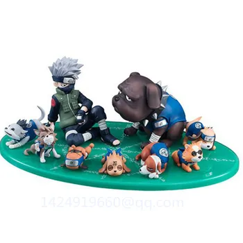 

Naruto Q Version Hatake Kakashi Uzumaki Kuchiyose No Jyutsu Sword Naruto Rasengan Raisetsu Syaringan PVC Action Model Toy G583
