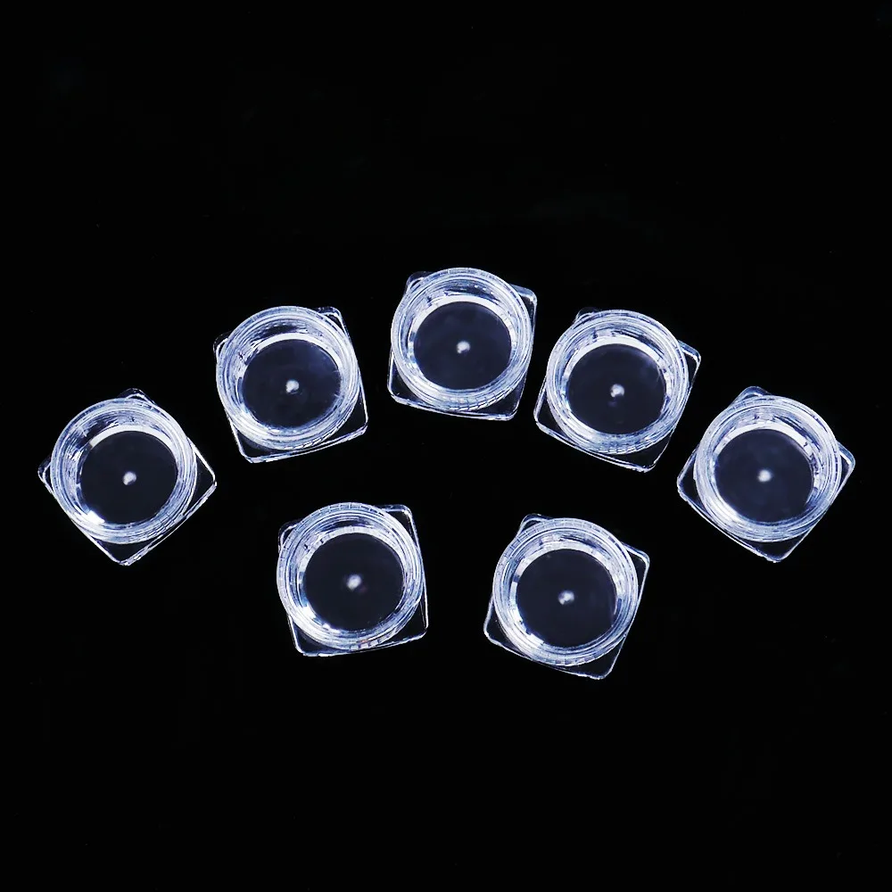 2PCS 3g Portable Mini Plastic Cosmetic Empty Jar Pot Eyeshadow Makeup Case Face Cream Lip Balm 1 2PCS 3g Portable Mini Plastic Cosmetic Empty Jar Pot Eyeshadow Makeup Case Face Cream Lip Balm 4