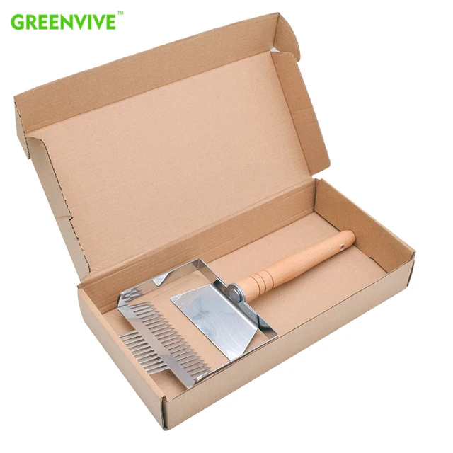 Méhészeti Szerszám Szuper Nagy 23 Csapok Levágó Villa Méhsejt Mézkaparó Fa Fogantyú Apicultura Méh Felszerelés Kivágó - Image 5