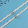 LED strip 40 leds for AOT_55_NU7300_NU7100_2x40_3030C BN96-45913A 15485A UN55NU7300 UE55NU7105 UE55NU7170U UE55NU7300U STS550AU9 ► Photo 2/5