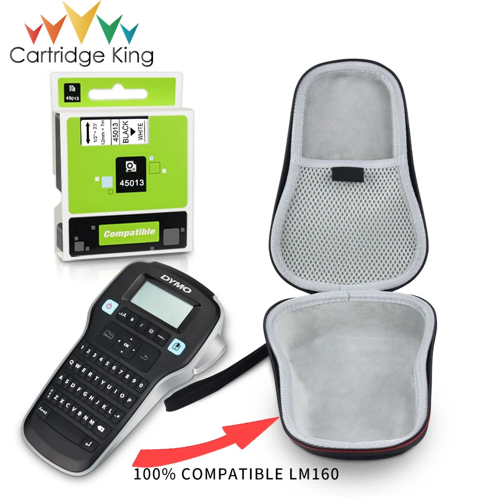 Hard Case for Dymo LabelManager 160 280 COLORPOP Label Printer EVA Box Carrying Protective Case Bag for DYMO D1 45013 Label Tape