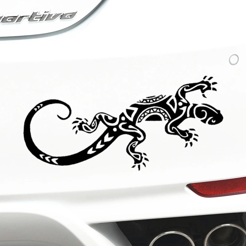 Автомобильные наклейки Gecko рептилии забавные Креативные украшения для багажника