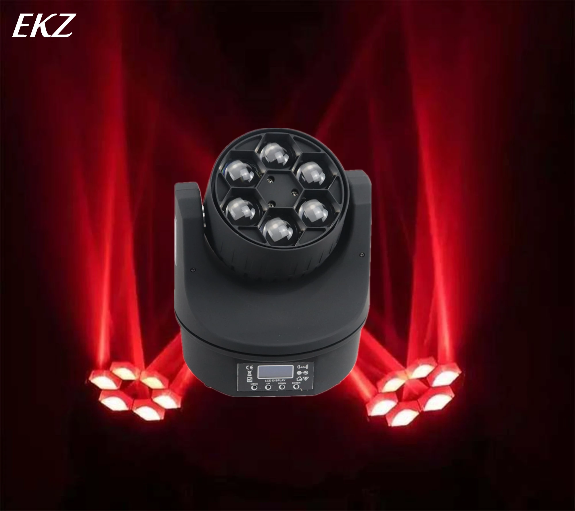 Bee eye Light 6x12w RGBW 4in1 Led Moving head lights DMX512 Beam party bar nightclub wedding performance | Лампы и освещение