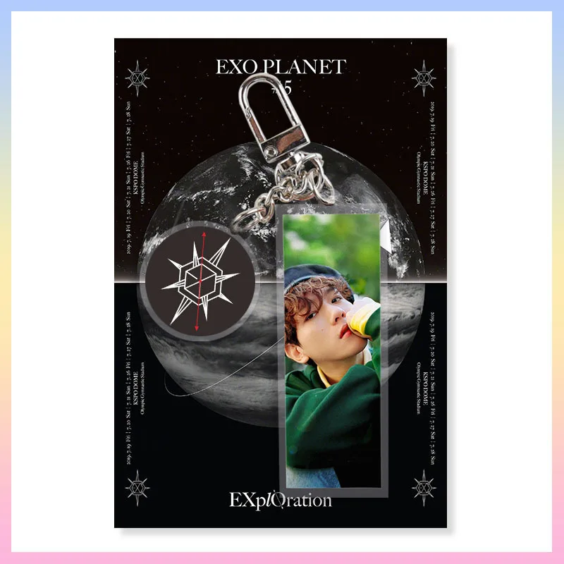 

[MYKPOP]EXO KeyChain - BAEKHYUN, Creative Metal/Acyric/PVC Accessories, KPOP Fans Collection SA19073104