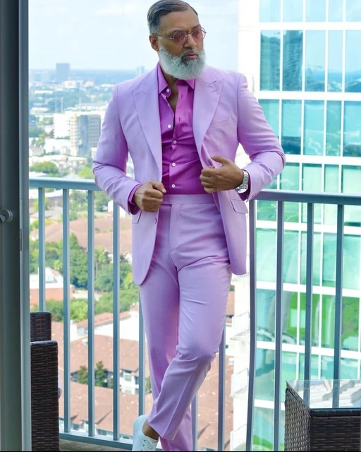 Autunno viola chiaro Top risvolto abiti da uomo smoking da sposa giacca da  uomo abito sposo Prom Slim Fit Blazer su misura 2 pezzi abbigliamento  maschile|Suits| - AliExpress