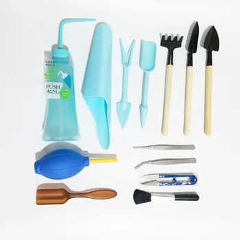 

Succulent Tools Planting Watering Kettle Cleaning Air Blowing Brush Shovel Bucket Seedlings Gardening Garden Tool Set