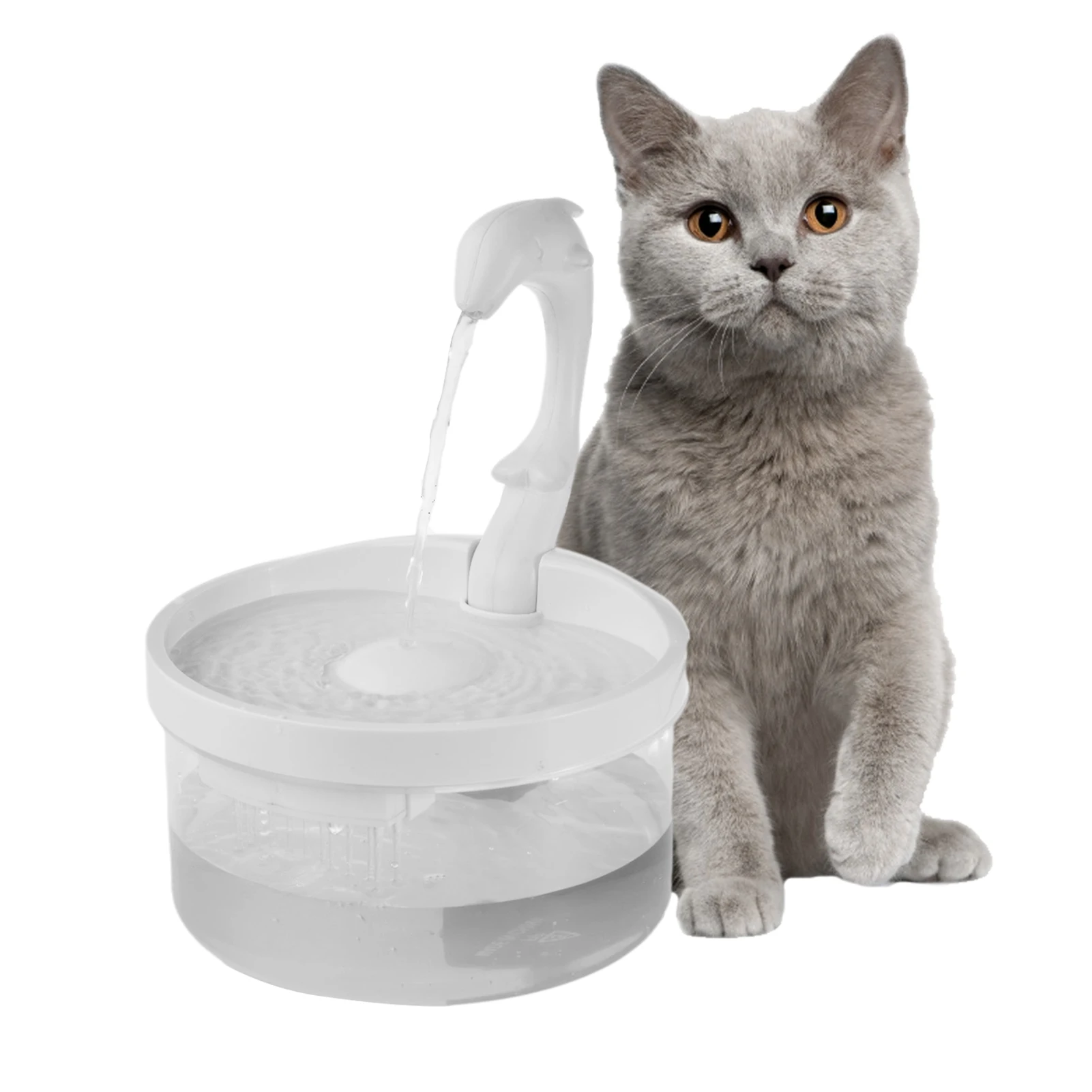 Pet Cat Water Filter Dispenser LED Light Electric Powered Automatic Drinking Fountain For Cats Dogs Drinker Bowl Ultra Quiet New