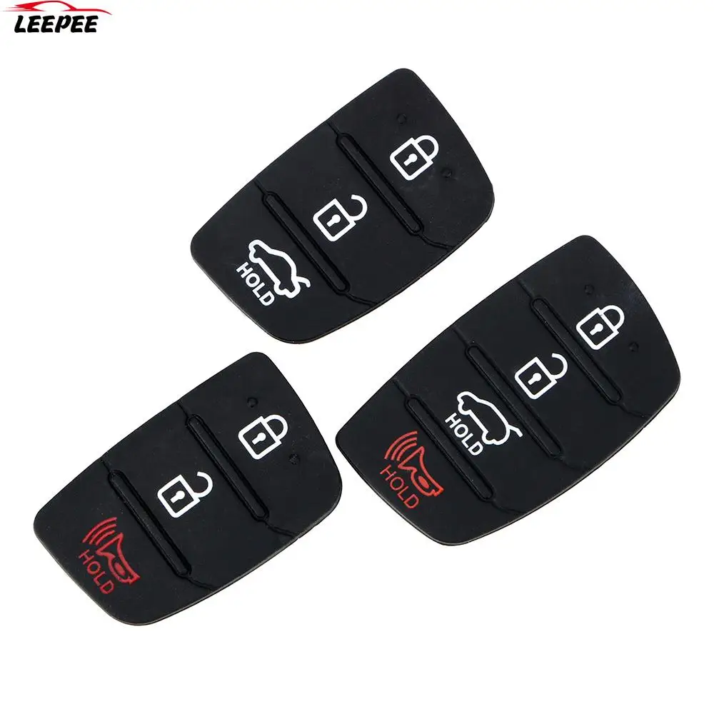 

Auto Replacement Parts 3 4 Buttons Car Key Rubber Button Pad Key Case Cover 1pc For Hyundai Ix35 Ix45 Car Key Shell Remote