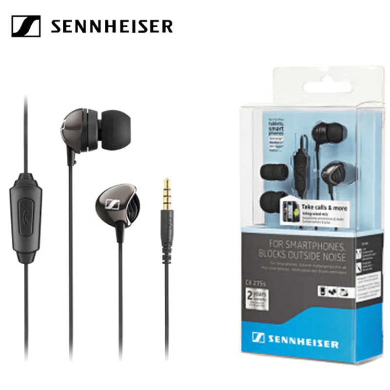 

Sennheiser CX275s Sports in-ear subwoofer line control With microphone headset