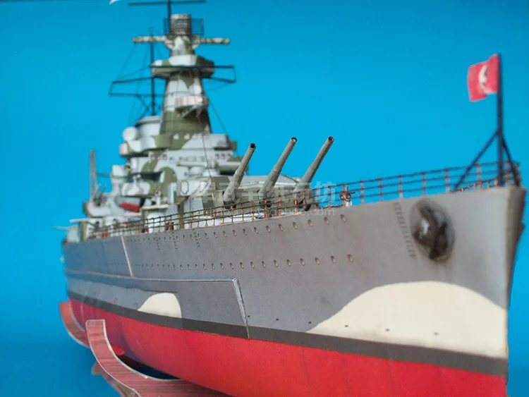 Немецкий боевой корабль 3d модель карточки для сборки развивающая игрушка