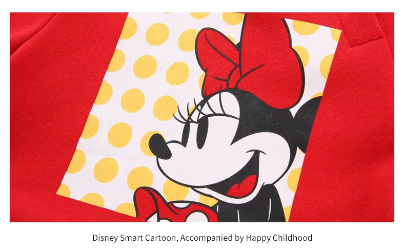 Disney/Детское платье года; модное платье принцессы с длинными рукавами и рисунком рисовой мыши; платье для девочек; платье с капюшоном