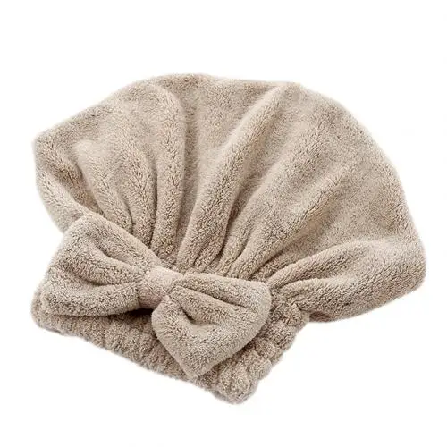 VELVET QUICK DRY HAIR HAT SUPER ABSORBENT SHOWER HEAD WRAP TOWEL BATH CAP SUPER 