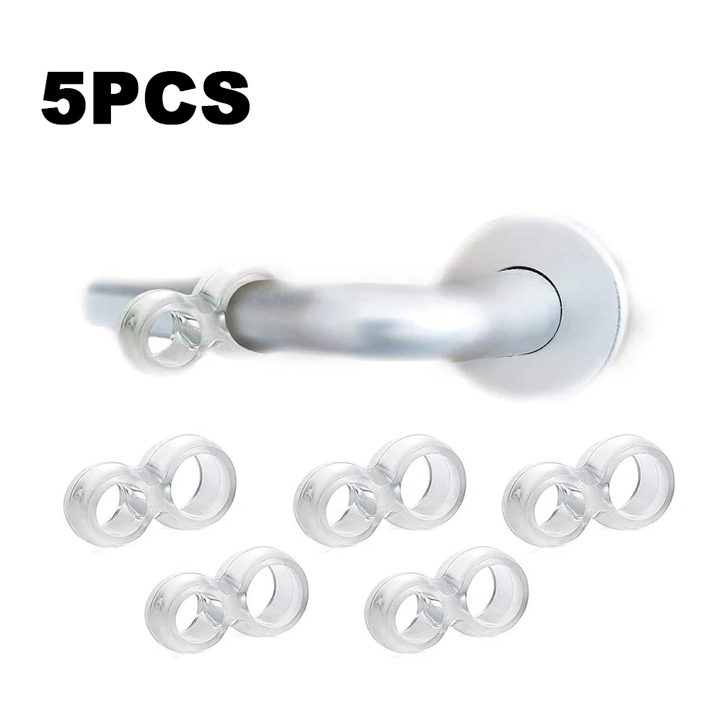 Door Stopper Silicone Door Stopper Door Stopper Bumpers 5pcs Transparent Door Stopper PVC Anti-Collision Door Handle Buffer Baby Safety Shockproof Pad Walls Furniture Protective