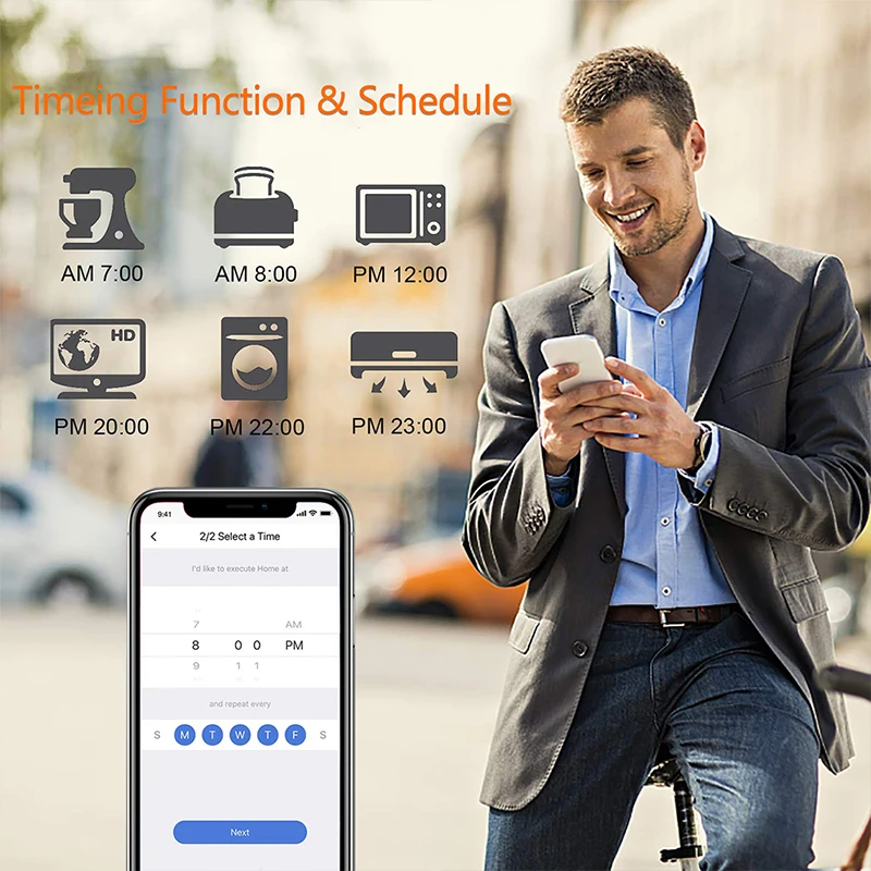 Israel IL 16A Smart Socket WiFi Smart Plug 220V Power Outlet APP Remote Control Compatble Voice Alexa Google Assistant 6