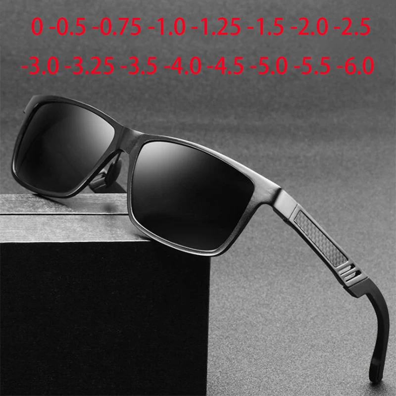 Sport Driving Anti-Glare Nearsighted Sunglasses Polarized With Diopters  Colorful Lens Prescription Sun Glasses For Men - AliExpress