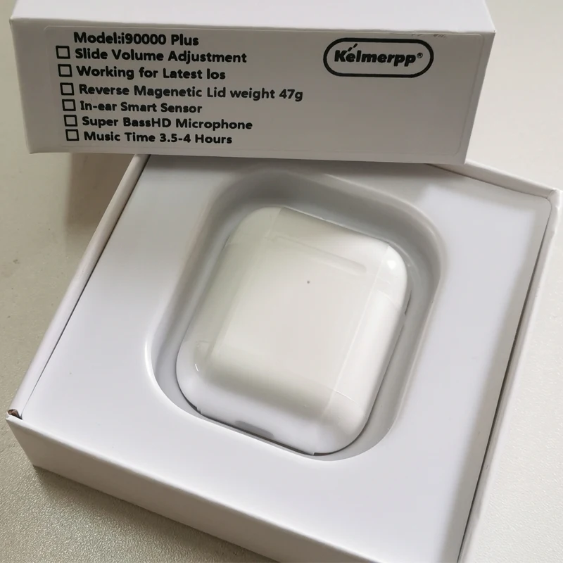 Наушники i90000 Plus TWS H1 с чипом Bluetooth 5,0, раздельные беспроводные наушники 8D, супер бас наушники PK i50000 i90000 TWS