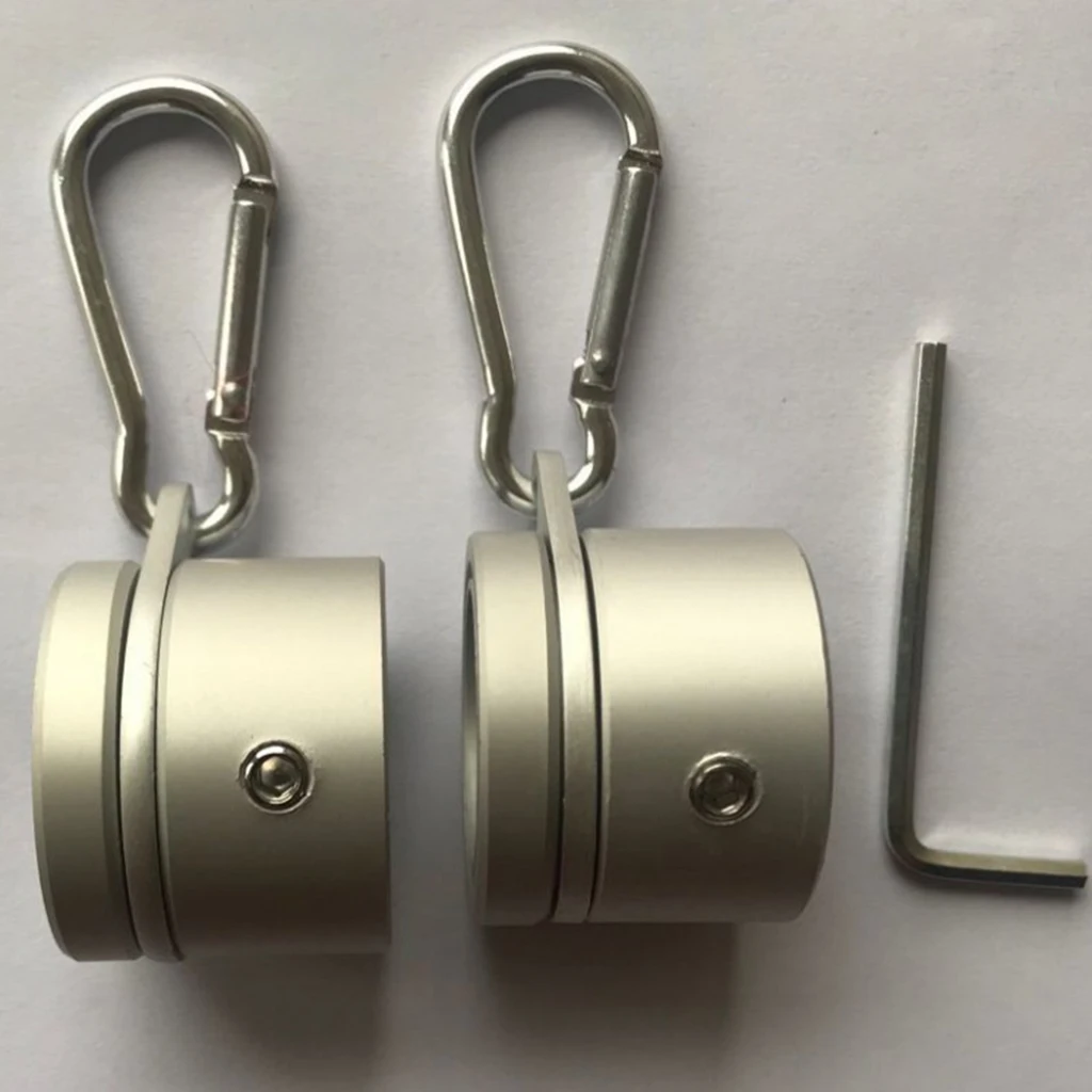 Aluminum Alloy Flagpole Rotating Rings Clip Anti Wrap Flagpole Mounting Rings 360 Degree