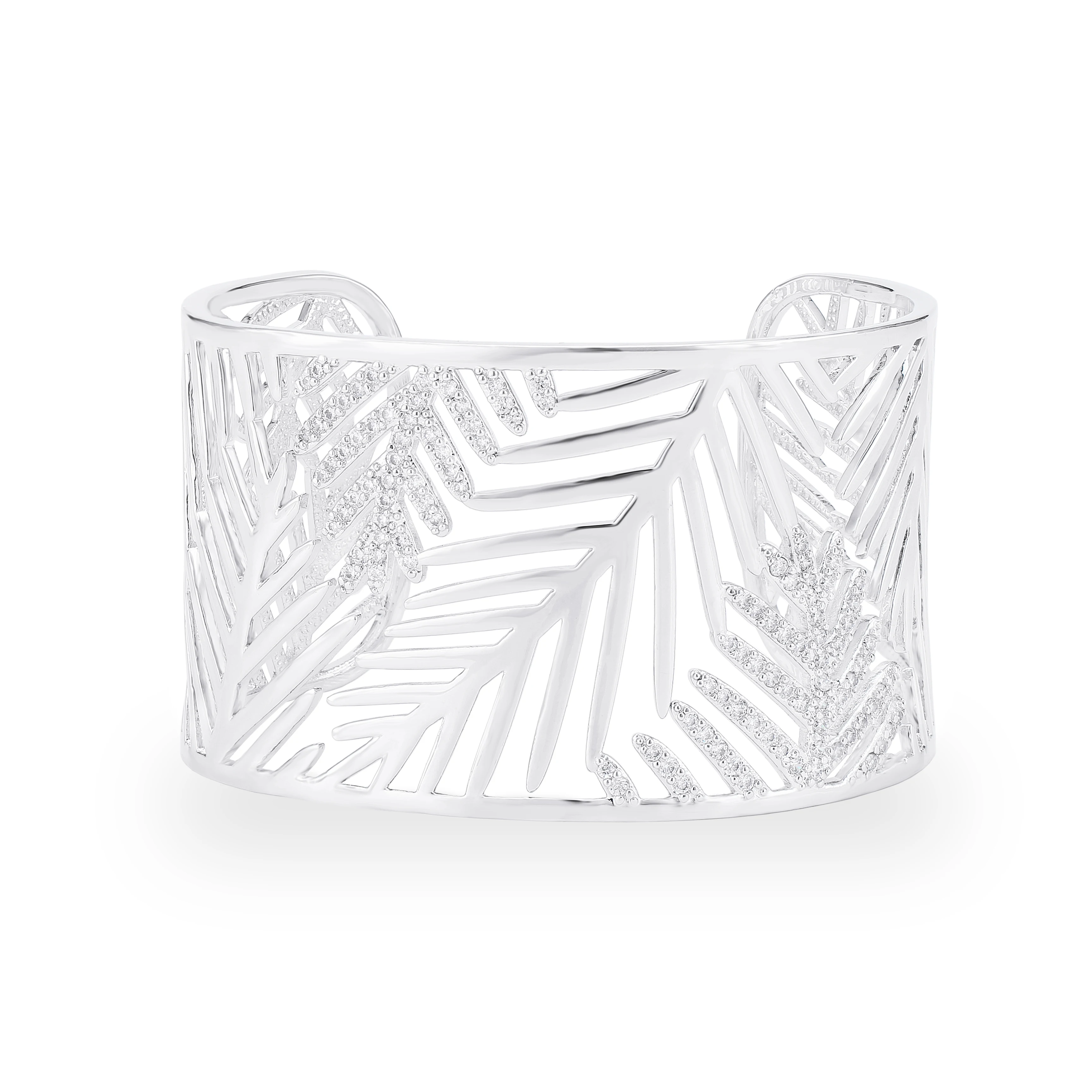 

VERY GIRL Fashion Clear AAA Cubic Zircon Wide Bangle Bracelet For Women Bridal Hand Accessories Square Rhinestone Bijoux