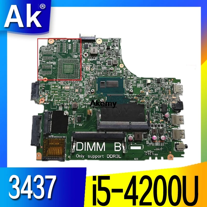 

For DELL 14R 5437 3437 Motherboard I5-4200U CN-0YGRK4 0YGRK4 100% test ok shipping