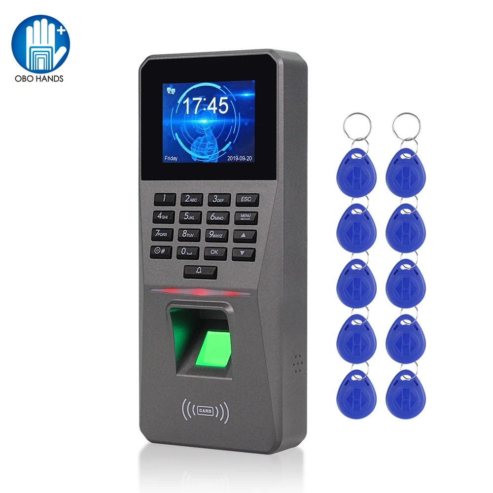 Best  OBO Fingerprint Access Control Keypad TCP/IP/USB RFID Card Reader Biometrics Password Access System