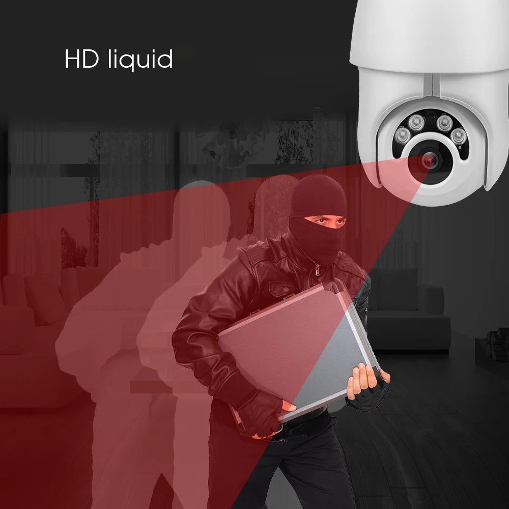 Kebidumei HD 1080P Wifi PTZ ip-камера наружная 2MP Беспроводная скорость безопасности купольная камера ИК камеры скрытого наблюдения P2P