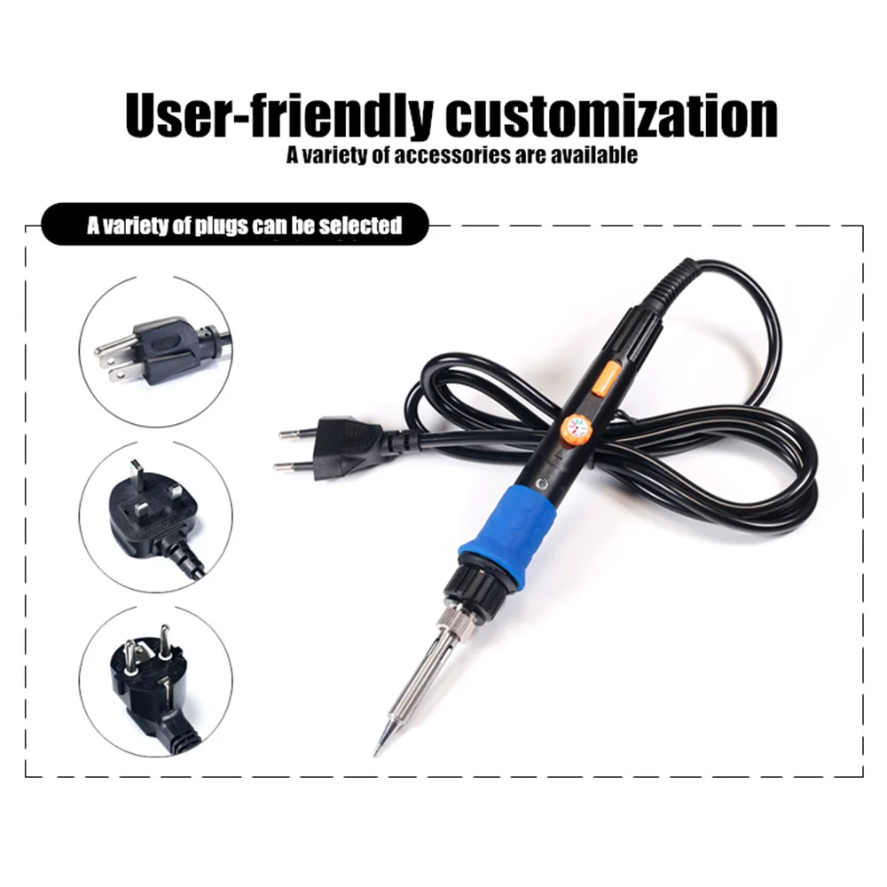 

110V 220V Optional Soldering Iron 60W YIHUA 947 VII 60W Soldering Iron Kit With Temperature Control Switch