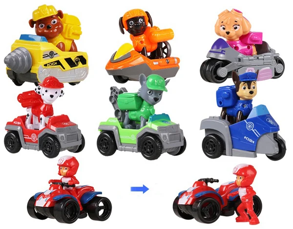 Paw Patrol спасательный автобус, собака, автомобиль, фигурки, набор игрушек, щенок, спасательный автомобиль, круизер штаба, смотровая башня, детская edcation игрушка в подарок - Цвет: 20