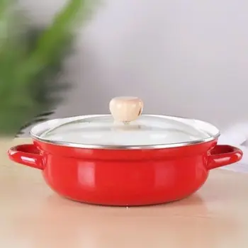 

Enamel Soup Pot Enamel Small Pot Pot Soup Pot Baby Pot Noodle Pot Gas Stove Universal Cookware Hogar Cocina Kitchen Pot Wok