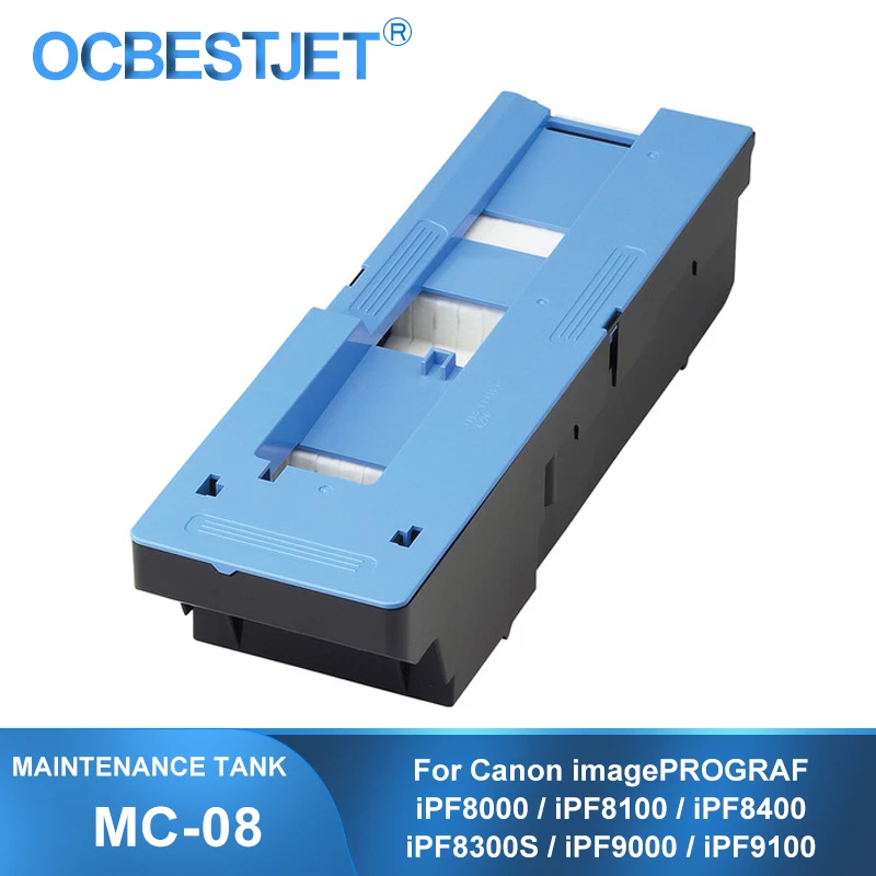 Tanque de Manutenção para Impressora Canon Mc08 Mc08 1320b006bb Imageprograf Ipf8000 Ipf8100 Ipf8300s Ipf8400 Ipf9000 Ipf9100