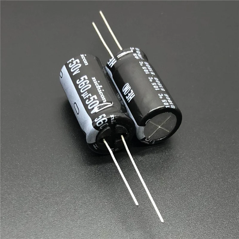 Nichicon HE Series 105C Fever Audio Filter Electrolytic Capacitor Free Shipping Ultra Low Resistance Aluminum 50pcs/lot Original