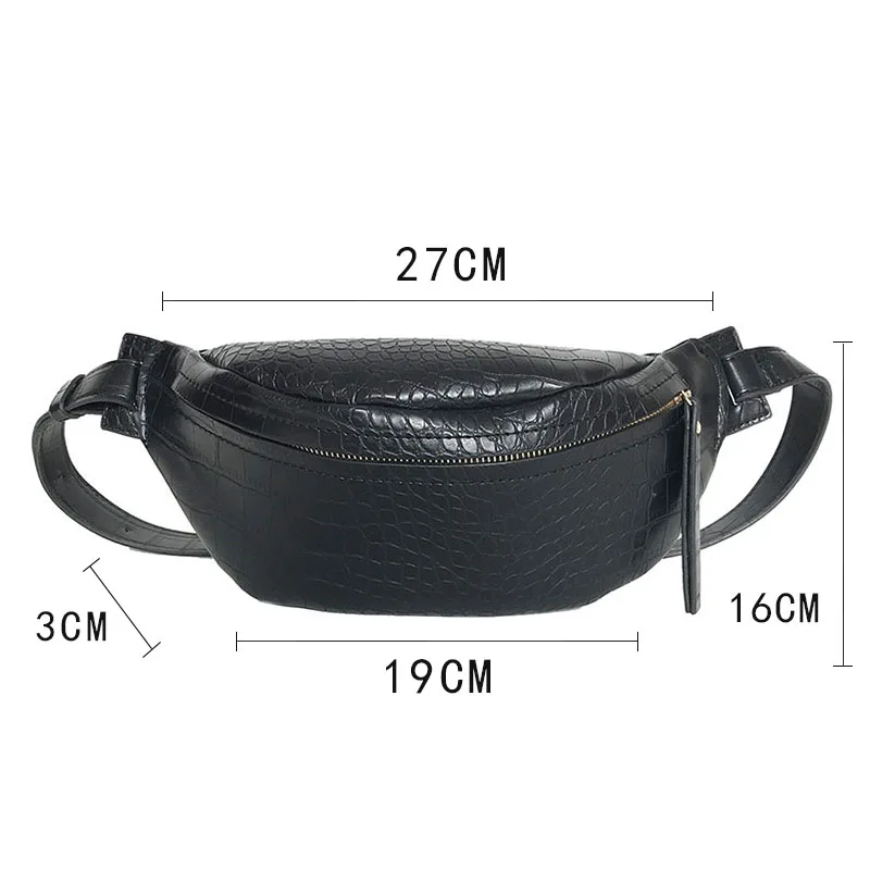 Beltbag Женская поясная сумка из кожи крокодила, сумка банана на молнии, Кожаная поясная сумка с почками, сумки через плечо