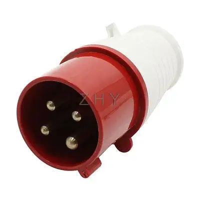 

AC380-415V 32A 3P+E Poles 4Pin Plug Industrial Socket Connector SF-024