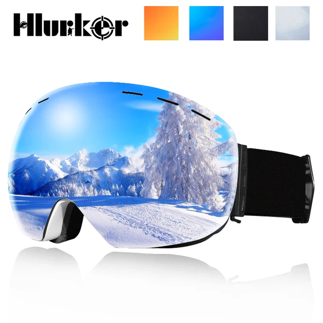 US $17.53 Ski Goggles UV400 Protection Snowboard Eyewear Antifog Big Ski Mask Glasses Snow Snowmobile Man Wo