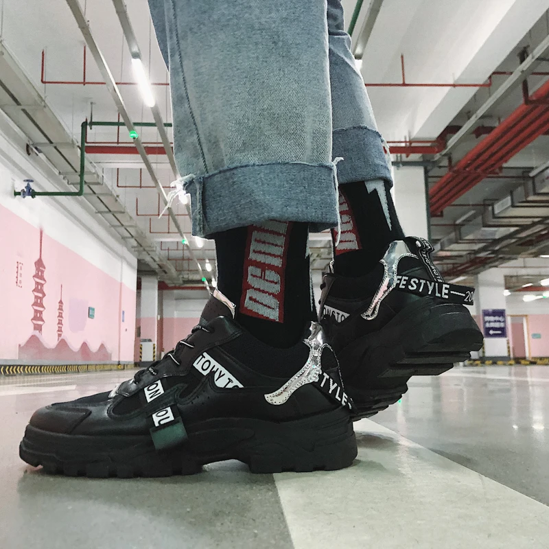 New Men Breathable Fashion Outdoor Sports Shoes Thick Bottom Sport Shoes Men Off White Brand Sneakers Mens Running Shoes