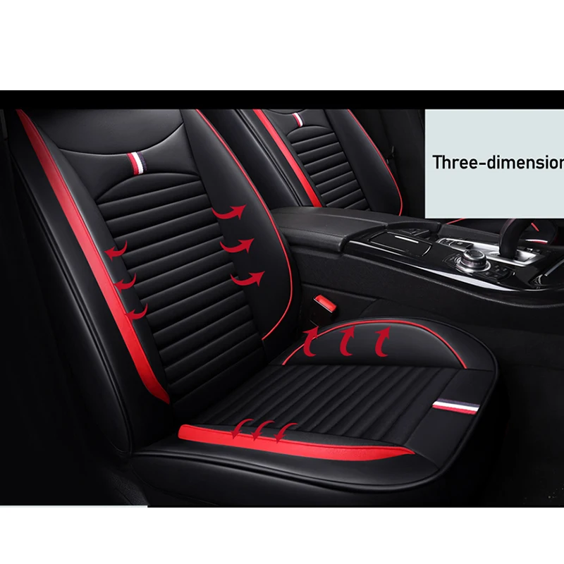 Автомобильный чехол на сиденье из искусственной кожи для haval h6 h5 f7 geely mk smart fortwo 451