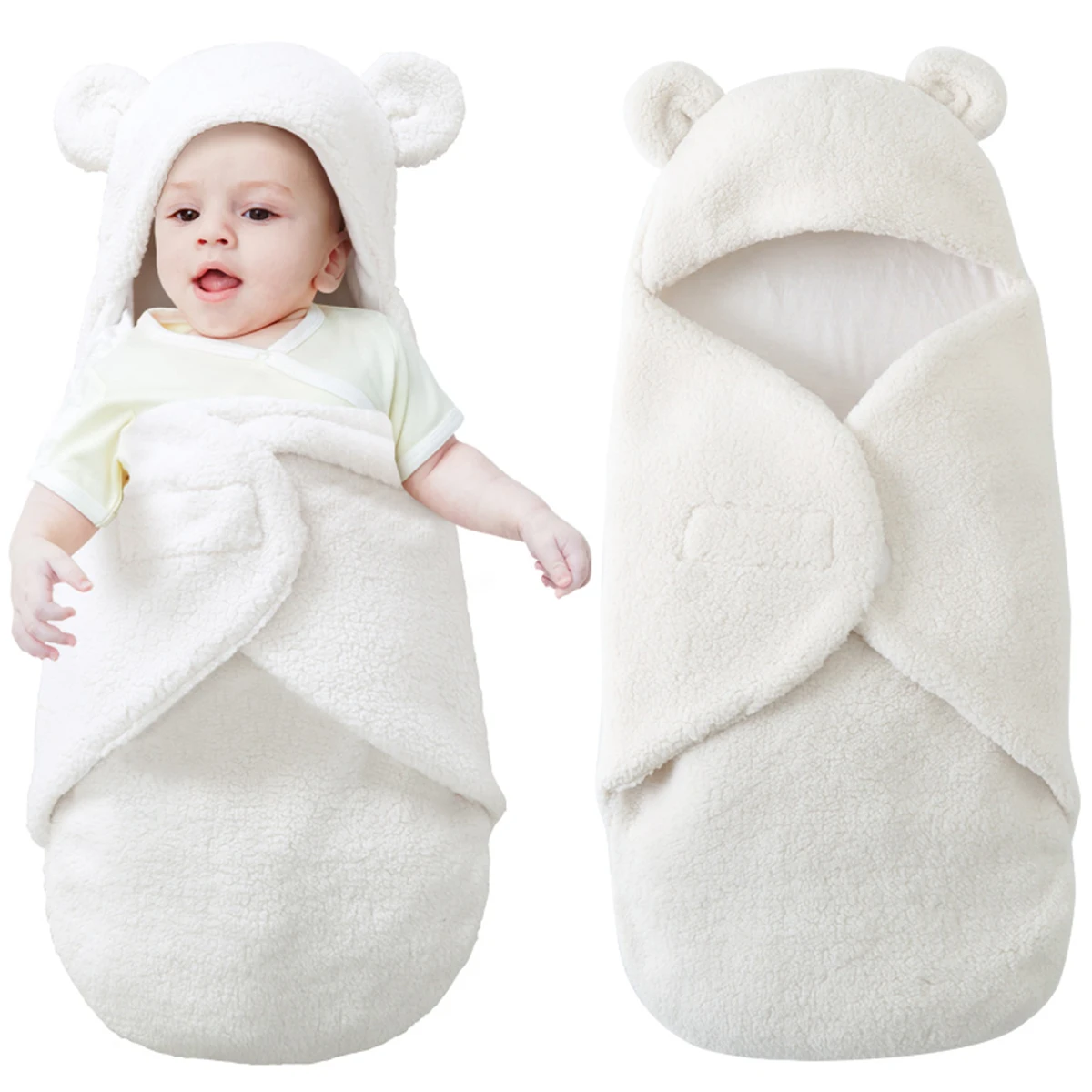 Весенне-осеннее плотное пеленание ребенка спальный мешок конверты для новорождённых двухслойный детский спальный мешок Детские хлопковые одеяла