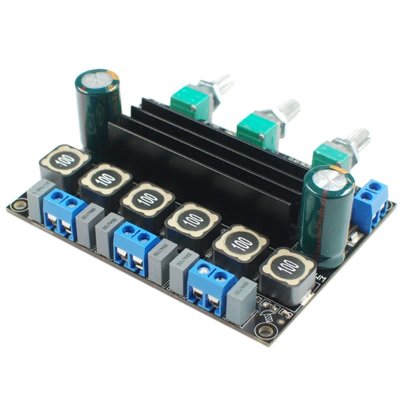 

BESTTPA3116 HIFI High-Power Class D Digital 2.1 Amplifier Board Stereo Input Stereo and Super Bass Out 50Wx2+100Wx1