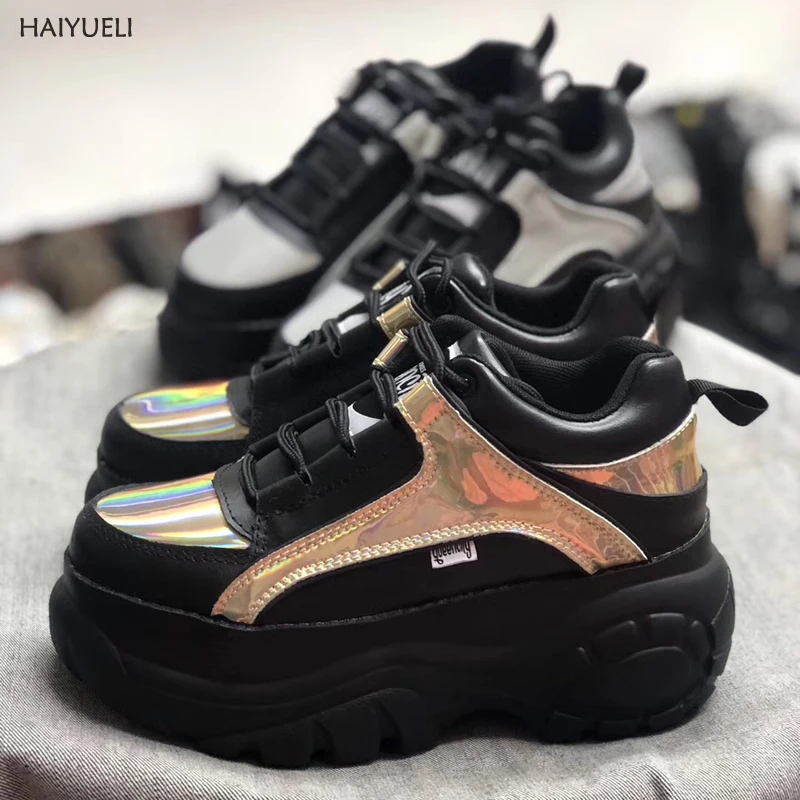 

Womens Shoes Comfort Lace Up Platform Wedge Flats Fashion Sneakers Woman Casual Ladies Shoe Women Round Toe Platform Shoes