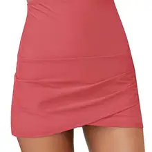 Весенняя и летняя Европейская и американская новая стильная юбка с завышенной талией, короткая юбка-футляр, одношаговая юбка