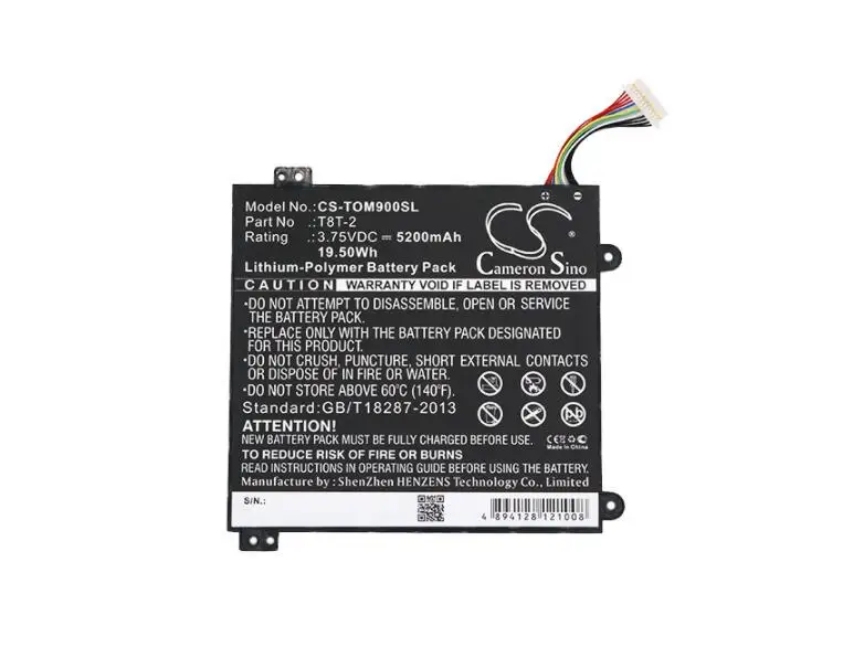 Cameron sino 5200mah аккумулятор для Toshiba Satellite Click Mini L9W-B 8," T8T-2 планшет аккумулятор