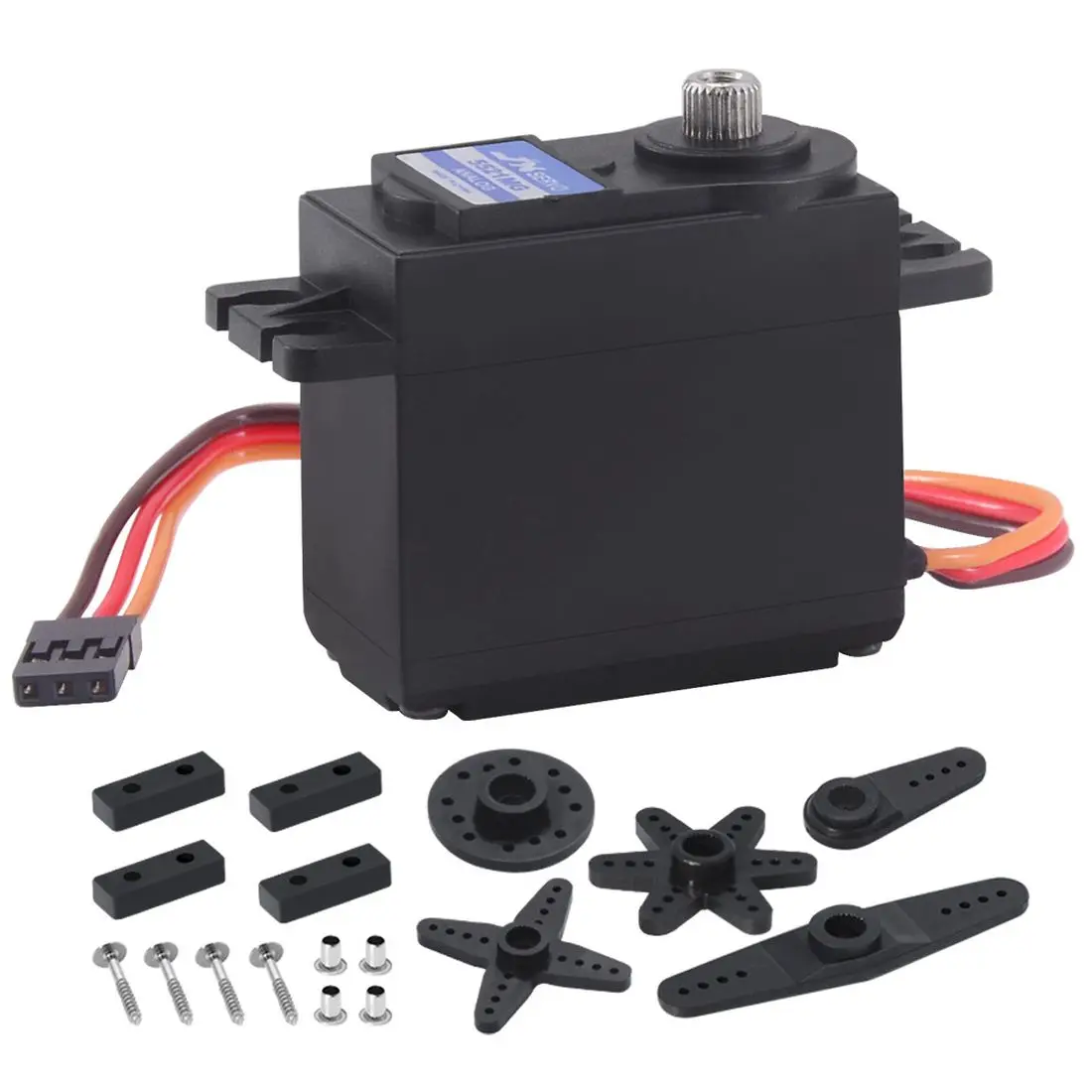 JX servo PS 5521MG Аналоговый сервопривод 20 кг с большим крутящим моментом металлическая