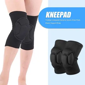 

1Pair Sponge Volleyball Extreme Sports Knee Pad Brace Thickened Knee Protector Support Health Care Cycling Kneepads