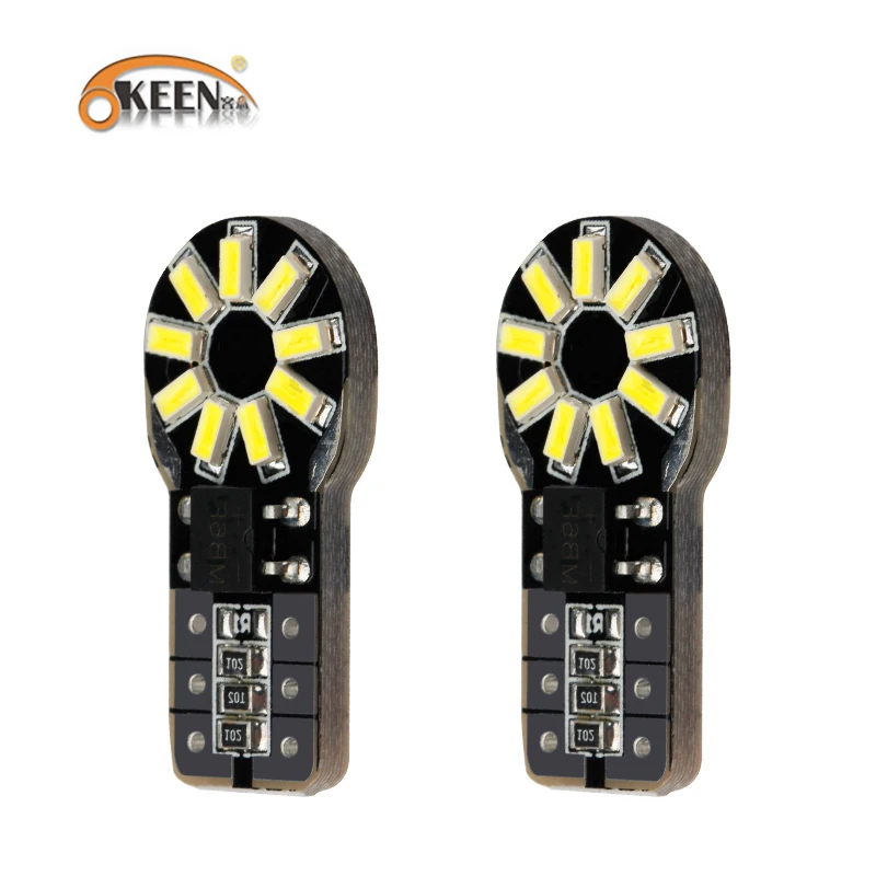 100 шт. супер яркий T10 W5W 194 168 192 3014 18SMD Авто Клин 18 светодиодов SMD зазор светильник лампа Стайлинг